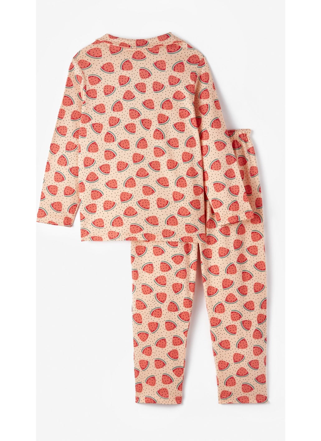 Kids Strawberry Patterned Pajama Set