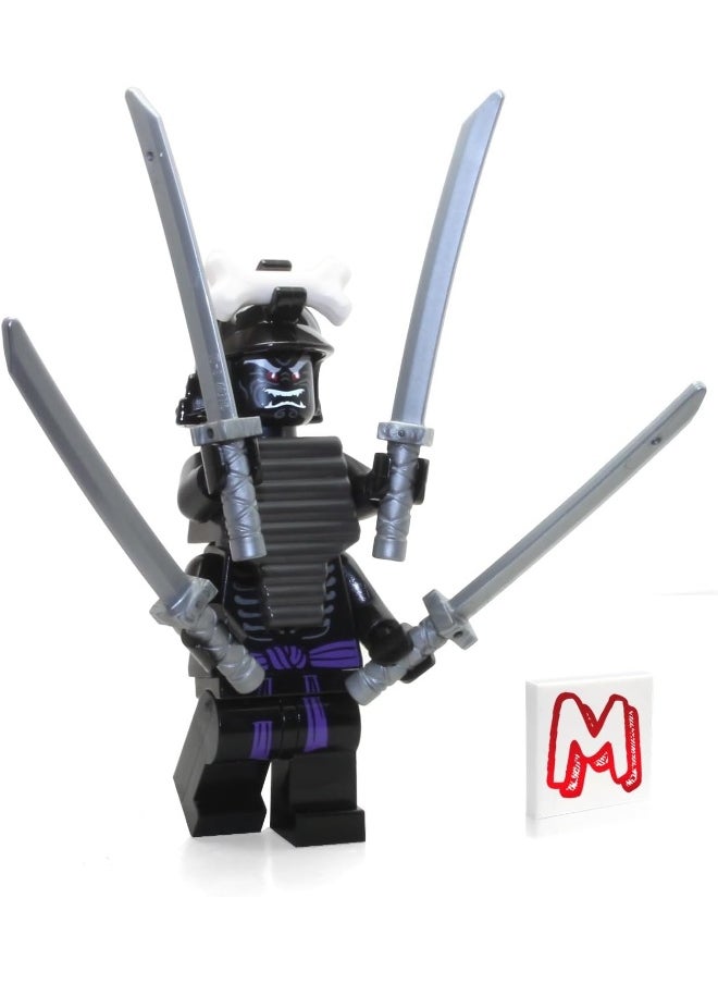 LEGO Ninjago Legacy MiniFigure - Lord Garmadon (with Four Arms and 4 Swords)