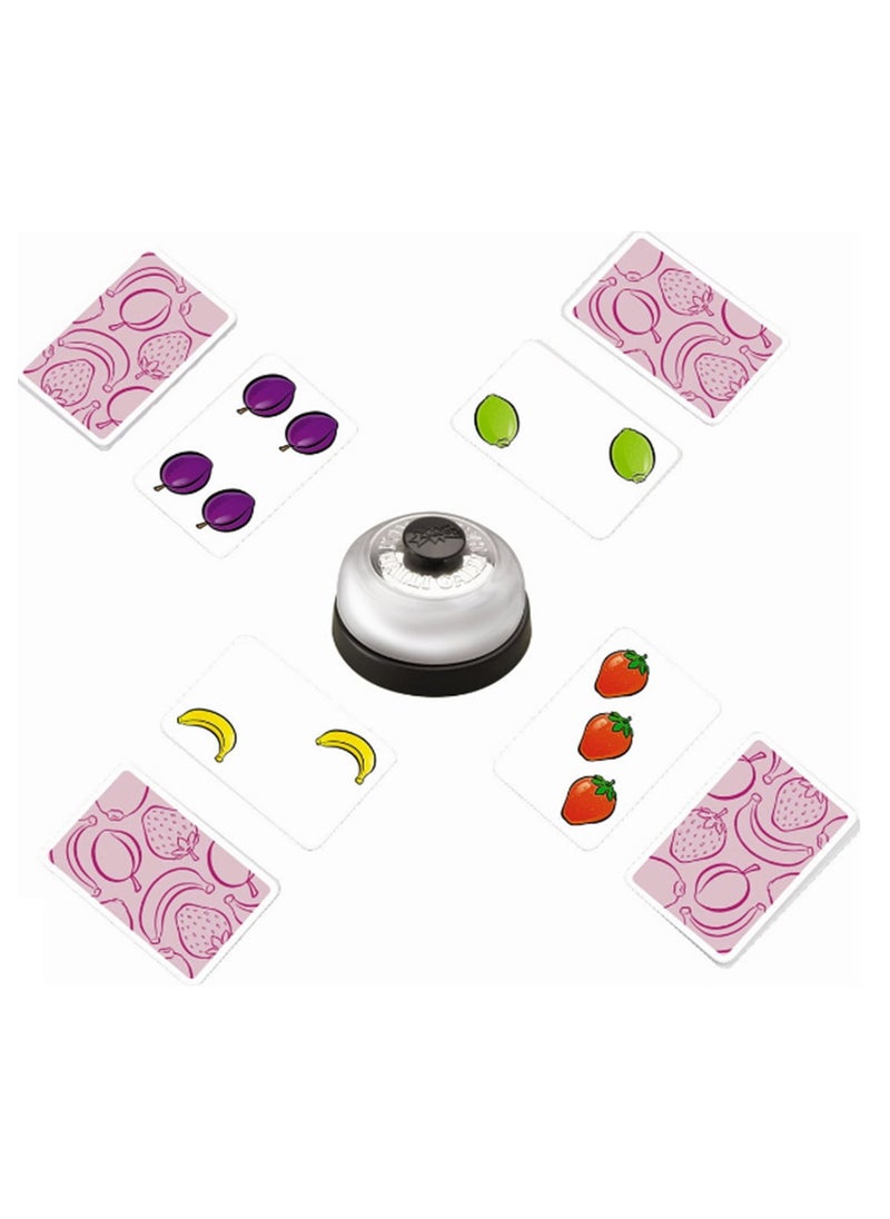 Ring A Ding: Halli Galli | 2-6 Players | Official Version | English, Arabic and French Language | Ages 5+ | Board Game | Original Made In China