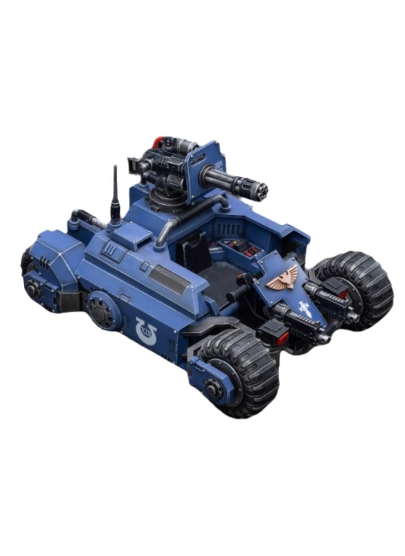 JOYTOY Dark Source Warhammer 40K Ultramarine Invader All Terrain Vehicle (ATV) Model Unisex Adult New Year Festival Birthday Gift Suitable for Children 15 Years Old and Over (Does Not Include Soldiers)