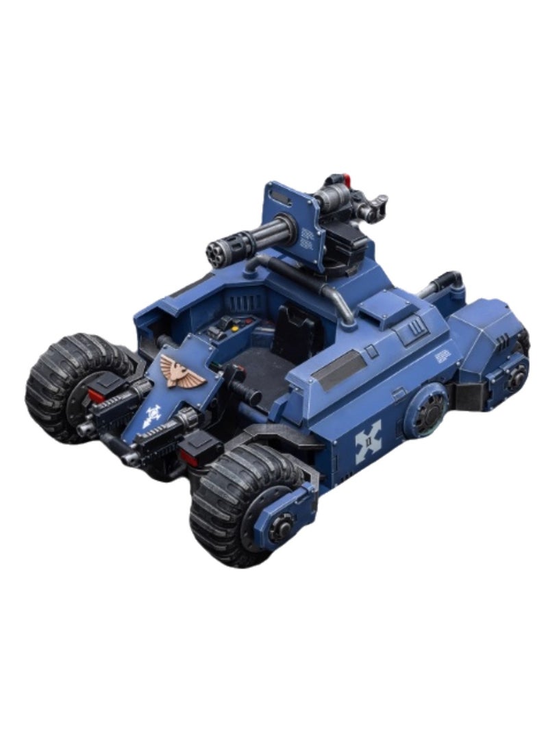 JOYTOY Dark Source Warhammer 40K Ultramarine Invader All Terrain Vehicle (ATV) Model Unisex Adult New Year Festival Birthday Gift Suitable for Children 15 Years Old and Over (Does Not Include Soldiers)