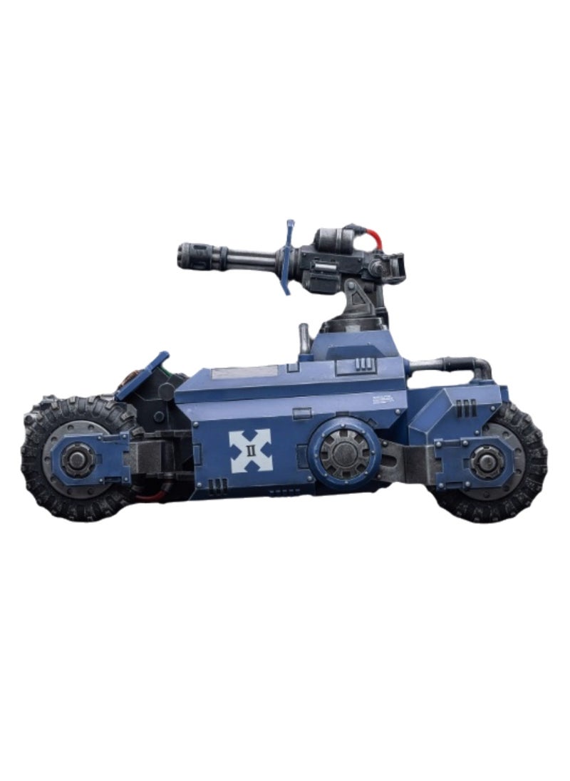 JOYTOY Dark Source Warhammer 40K Ultramarine Invader All Terrain Vehicle (ATV) Model Unisex Adult New Year Festival Birthday Gift Suitable for Children 15 Years Old and Over (Does Not Include Soldiers)