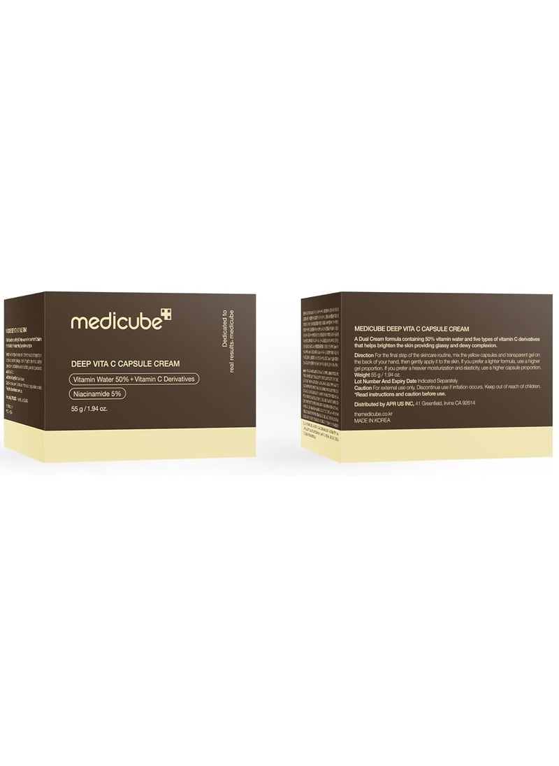 Medicube Deep Vita C Capsule Cream High Concentration Vitamin C 55g