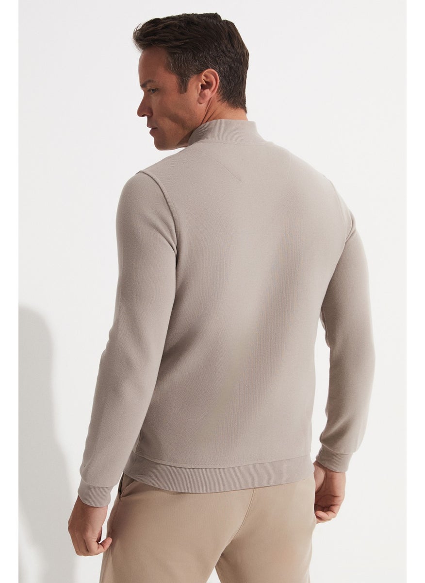 Exclusive Men's Regular Fit Half Zip Sweatshirt