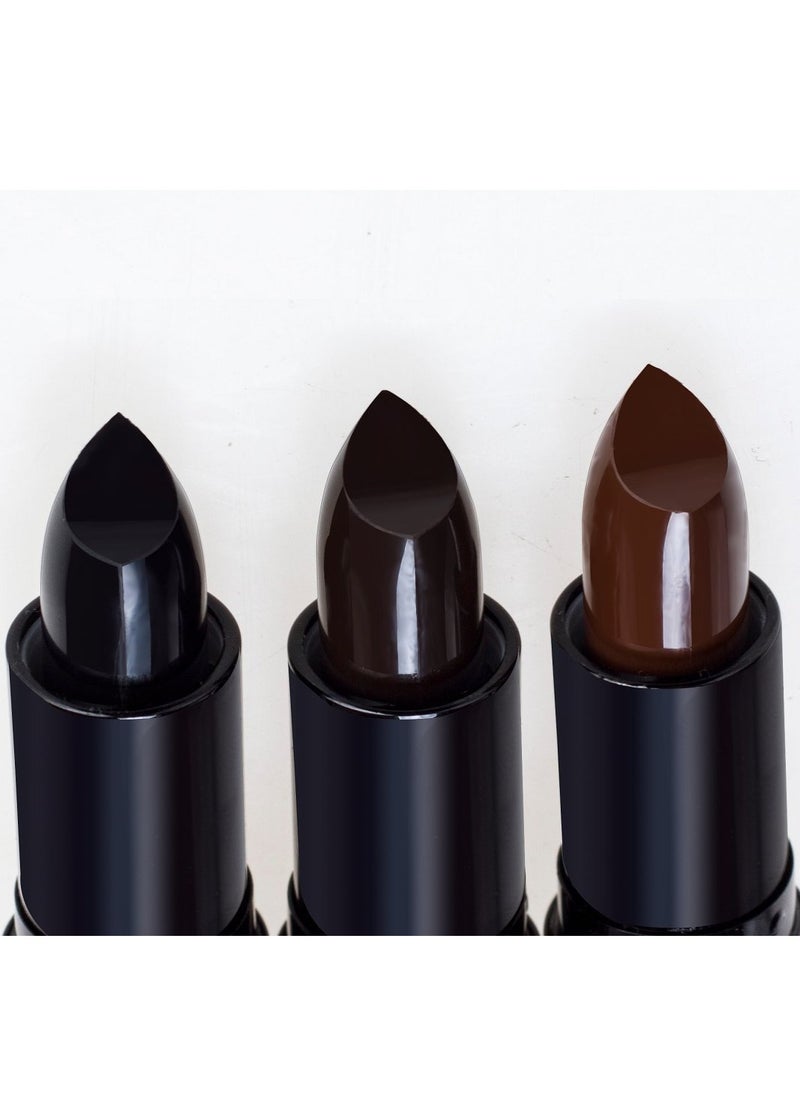 Professional Hair Color Lipstick Non-toxic Olive Oil In Crayon Cover White Temporary Hair Dyeing (2 Packs-Dark brown+Coffee)