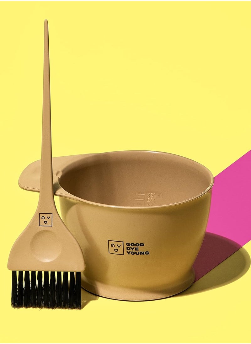 Good Dye Young Hair Dye Kit – 2-Piece Hair Dye Brush and Bowl Set – Reusable Earth Friendly Hair Coloring Kit – Vegan & Cruelty Free Tinting Kit