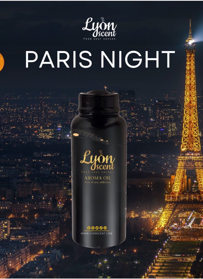 Lyon Scent Aroma Oil, Diffuser Aroma, Refills for Diffuser, Air Freshener, Scent of Paris, Essential oil (Paris Night)