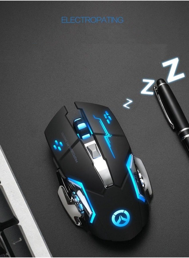 Charging wireless mouse, silent silent office notebook, desktop universal cloud computer, e-sports mechanical gaming mouse