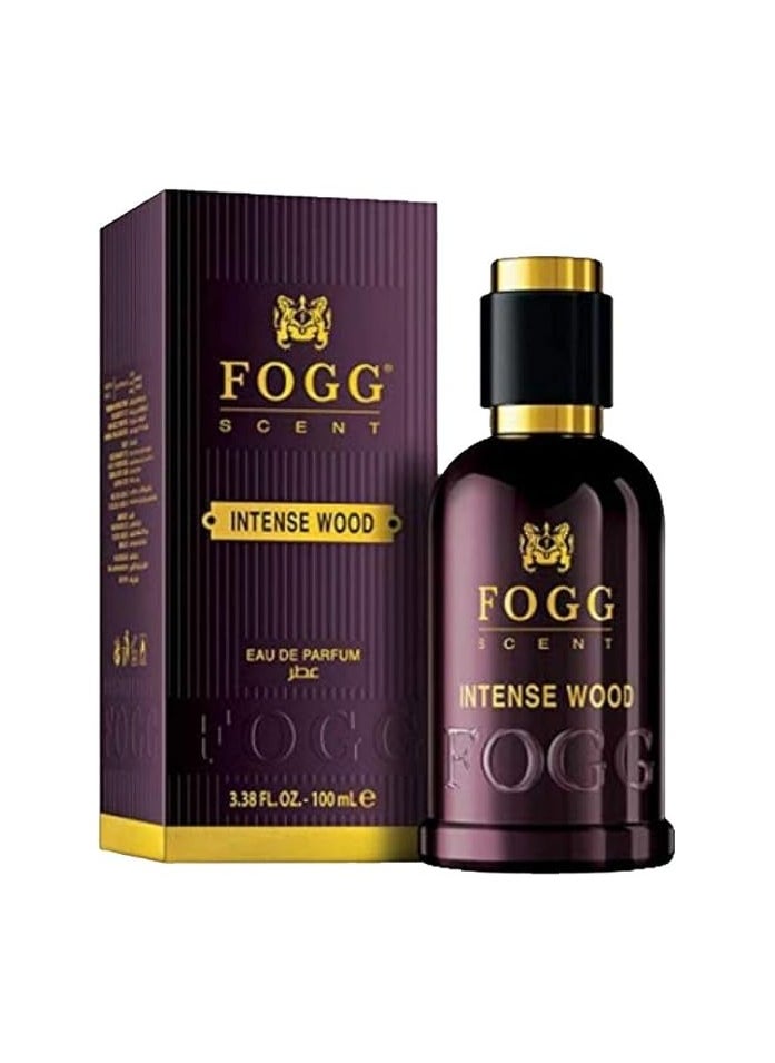 Fogg Long-Lasting Fresh & Soothing Fragrance Intense Wood Scent for Men - Eau De Parfum, 100ml