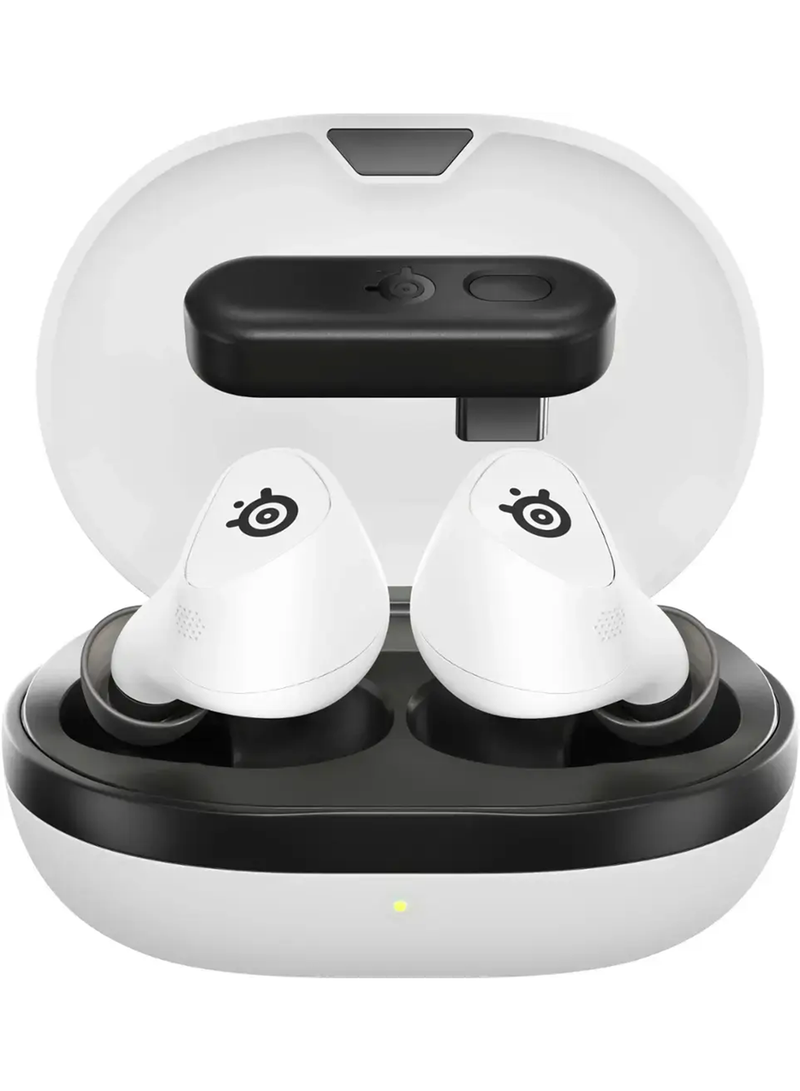 Arctis GameBuds True Wireless Noise Cancelling Gaming Earbuds for PS5, PS4, PC, Switch - White