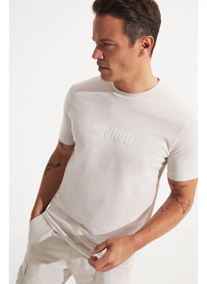 Men's Regular Fit Printed Crew Neck T-Shirt