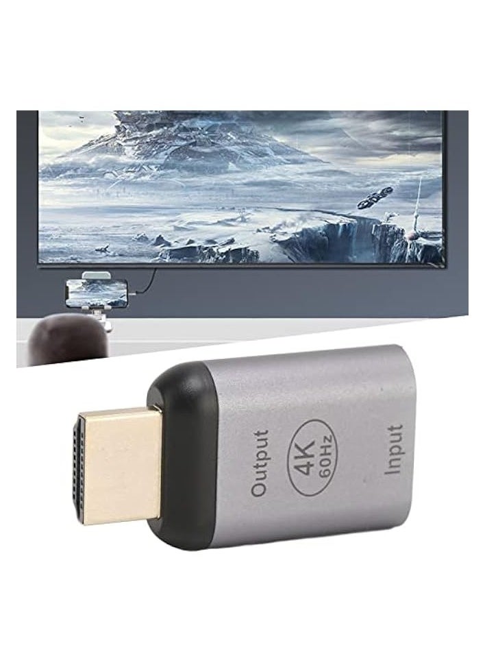 USB C to HDMI Converter, USB C Female to HDMI Male Adapter 4K 60HZ High Speed Plug and Play USB3.1 Type C to HDMI for PC Phone Tablet