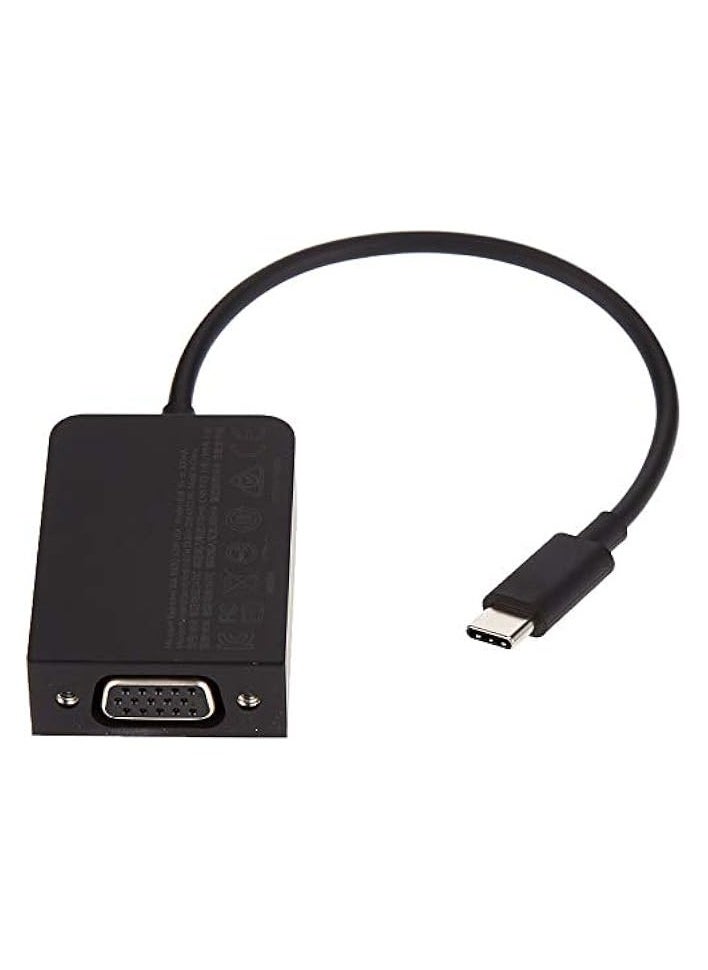 Cable Interface/Gender Adapter Usb-C Vga Black - Cable Interface/Gender Adapters (Usb-C, Vga, Male/Female, Black)