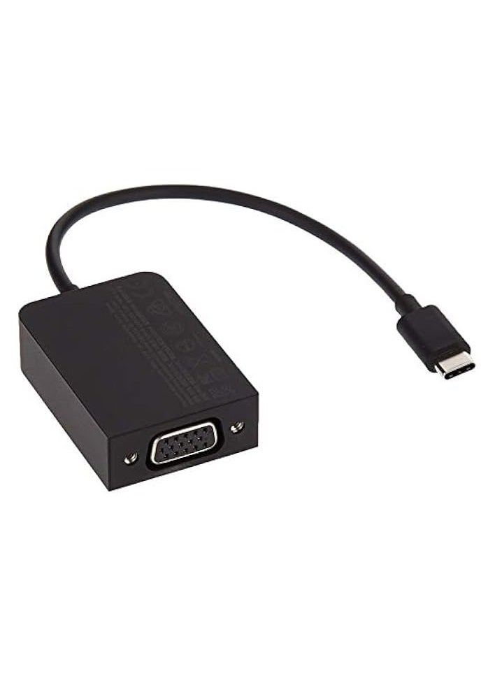 Cable Interface/Gender Adapter Usb-C Vga Black - Cable Interface/Gender Adapters (Usb-C, Vga, Male/Female, Black)