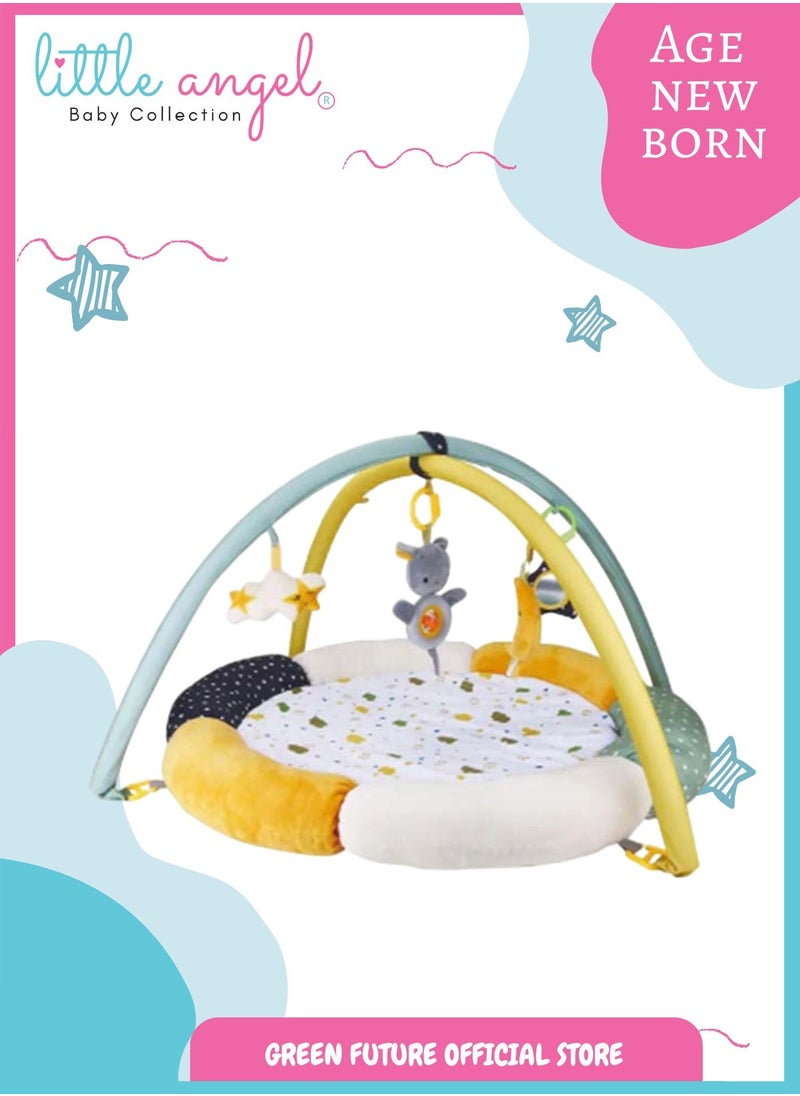 Baby Activity Gym Toys Playmat With Hanging Rattles