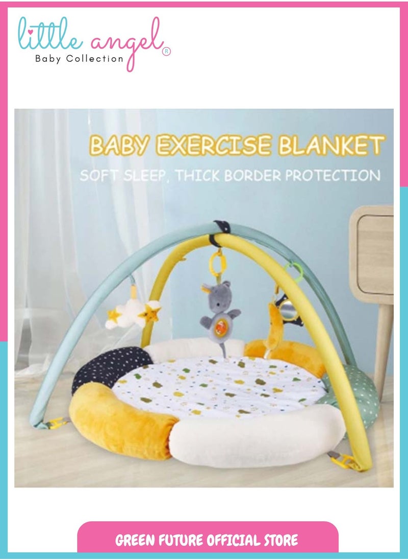 Baby Activity Gym Toys Playmat With Hanging Rattles