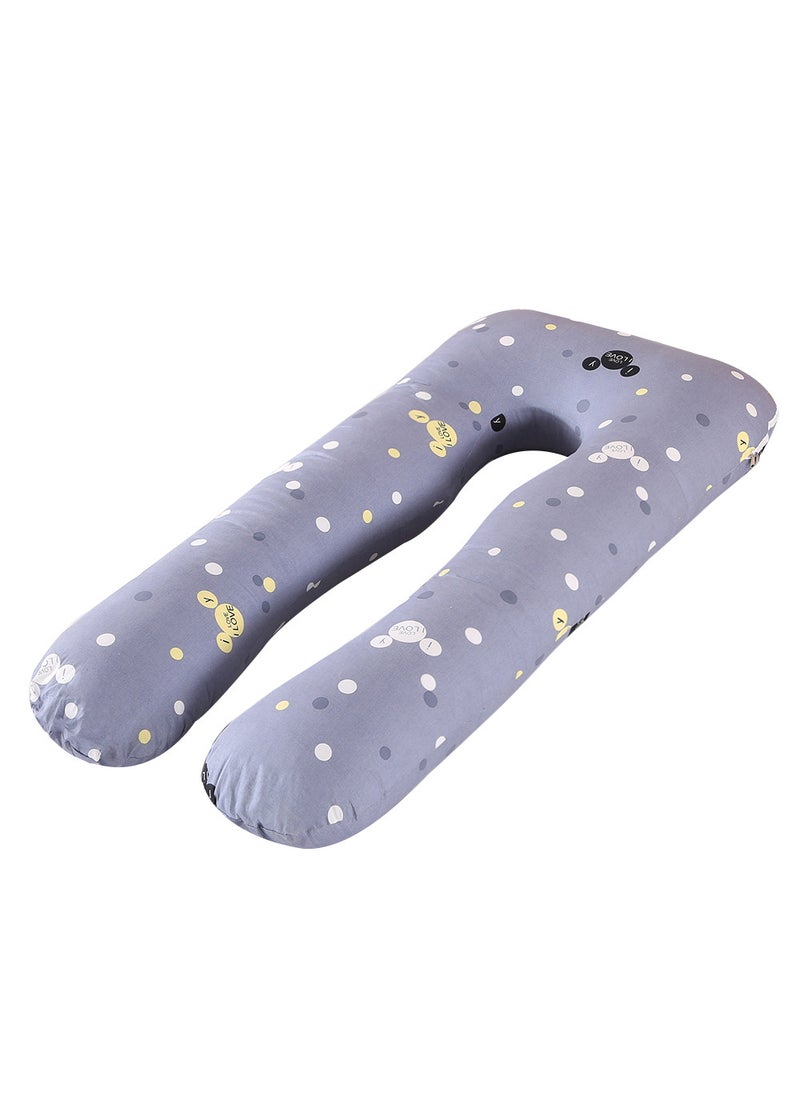 Cotton Multi-Functional U-Shaped Pregnancy Pillow MiG-cotton twill