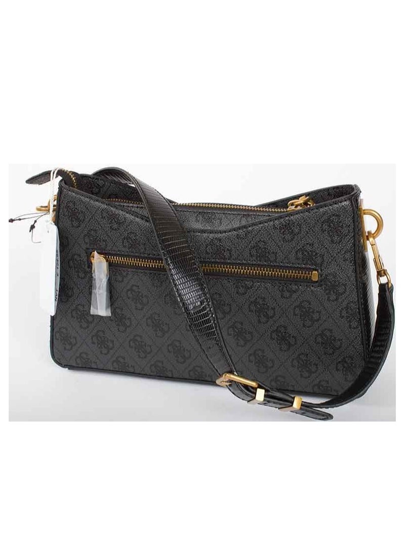 Guess Ginevra Logo Women's Elite Shoulder Bag Black Fashion Versatile Classic SB867518