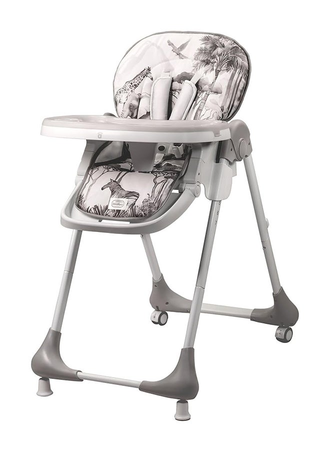 Baby Chef Savanna High Chair 84 CM X 60 CM X 110 CM, Grey