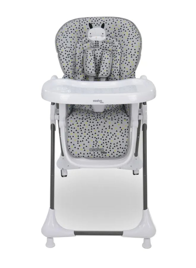 Baby High Chair Wheels - Nordic Grey