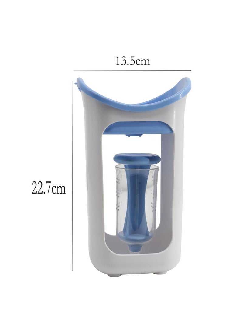 Children Puree Squeezer Convenient Tools For Household Kitchens Fruit Juice Dispensers With 10 Pcs Separate Packaging Bags（Blue）