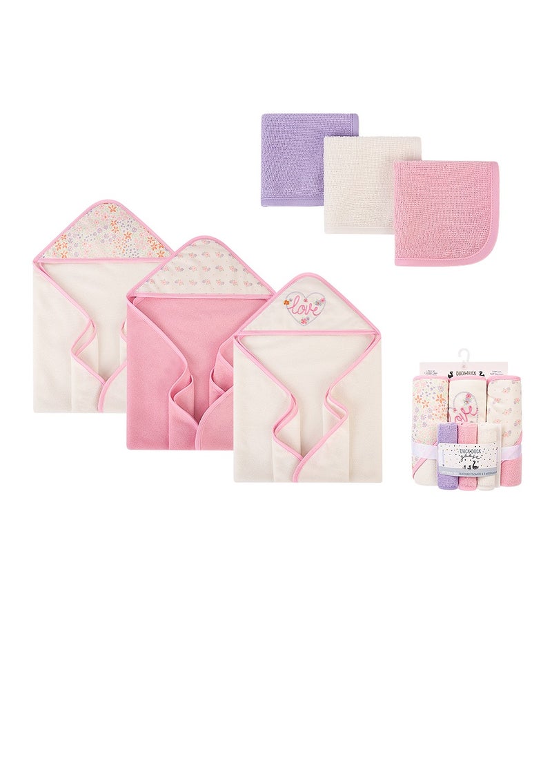 Factory Price 6 Piece Newborn Bath Towel Gift Set - A