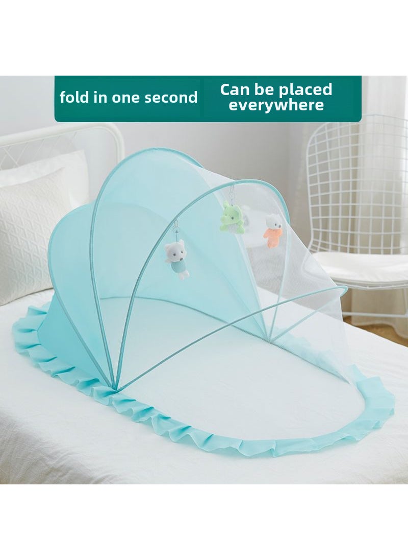 Foldable Baby Mosquito Net Canopy Upgraded Sunshade Green