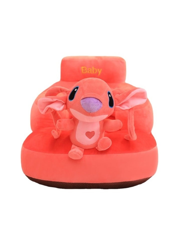 Cartoon plush toy children's seat - pink Colour:Colourful