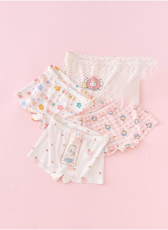 Baby Girl Cotton Boxer Briefs Shorts Breathable Summer Pack of 4