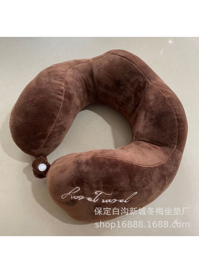 Wholesale Cartoon U-Shape Pillow for NappingCoffee Coffee