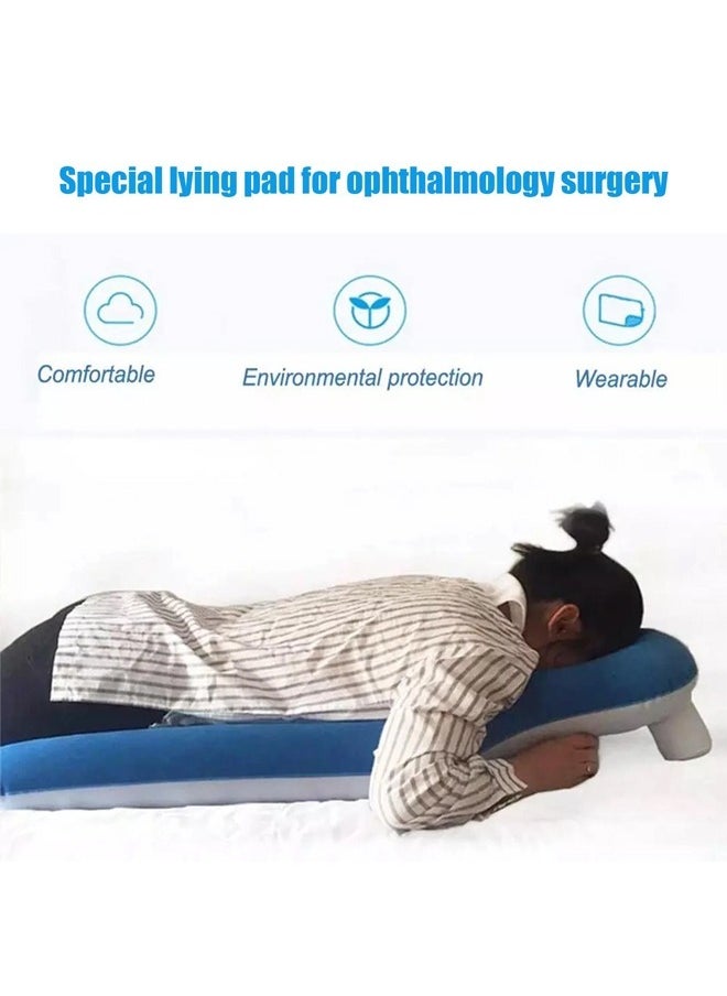 Inflatable Face Down Pillow for Eye Surgery Recovery Prone Pillow for Retina Vitrectomy and Macular Hole Recovery