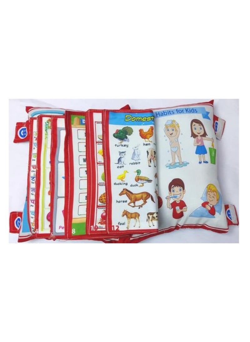 Educational Baby Pillows / Soft Learning Baby Pillow.