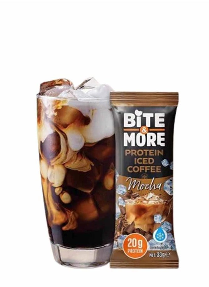 BITE & MORE PROTEIN ICED COFFEE,MOCHA FLAVOUR 33G*10