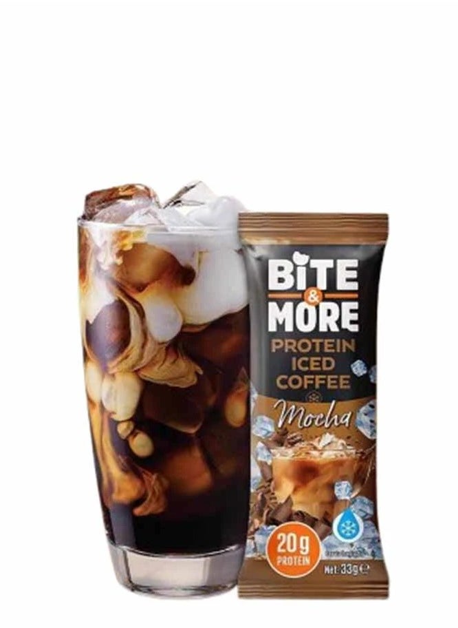 BITE & MORE PROTEIN ICED COFFEE,MOCHA FLAVOUR 33G*10