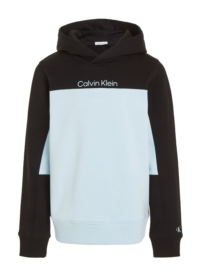 Kids Color Block Hoodie