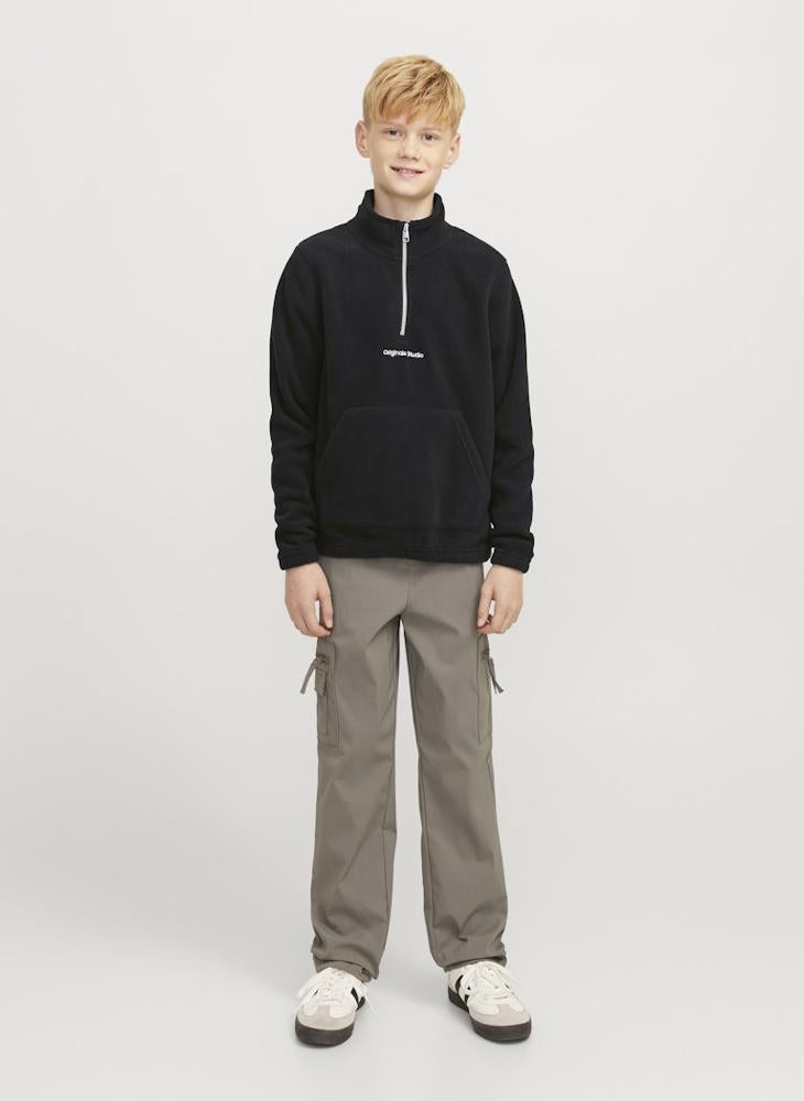 Kids Jorvesterbro Fleece Quarter Half Zip Sweatshirt