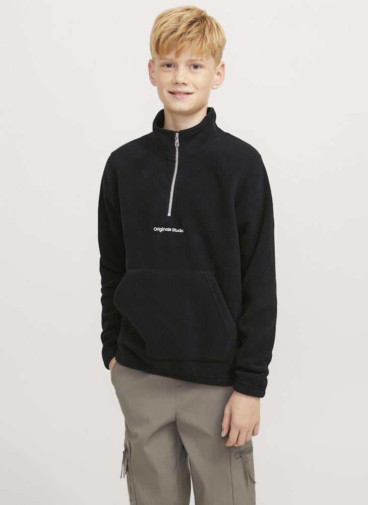 Kids Jorvesterbro Fleece Quarter Half Zip Sweatshirt