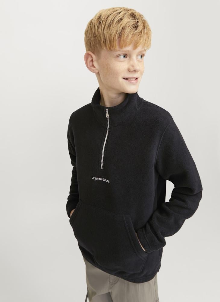 Kids Jorvesterbro Fleece Quarter Half Zip Sweatshirt