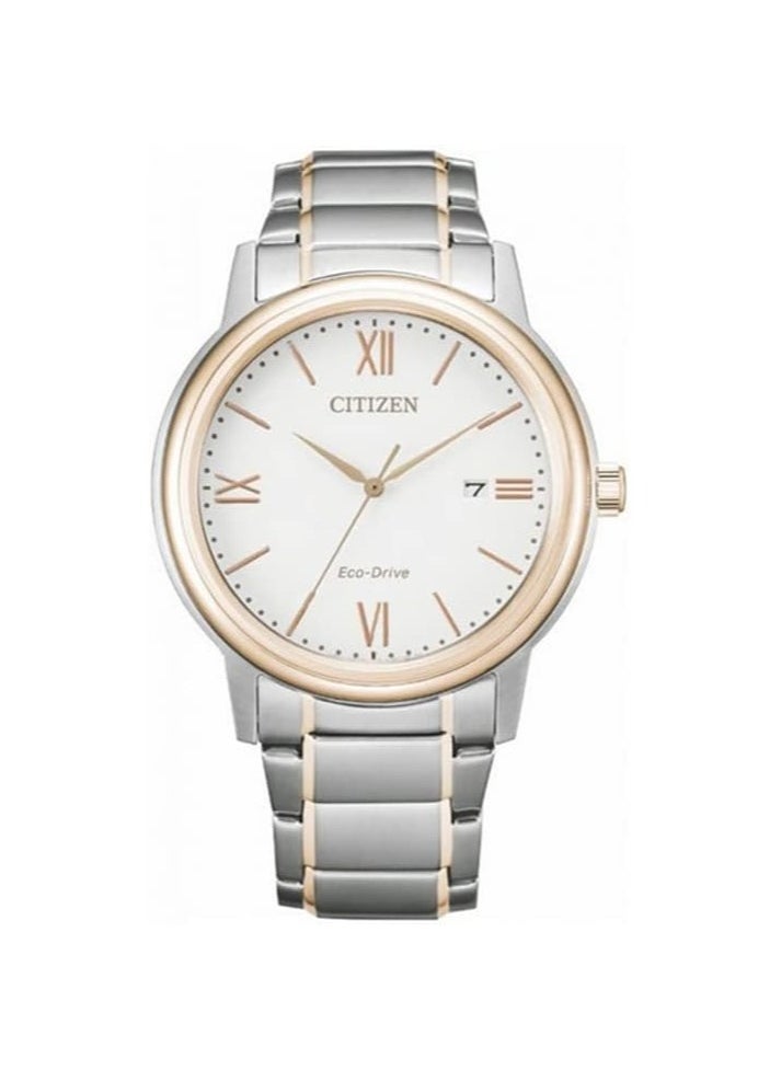 Citizen Mens Analogue Eco-Drive Watch with Stainless Steel Band