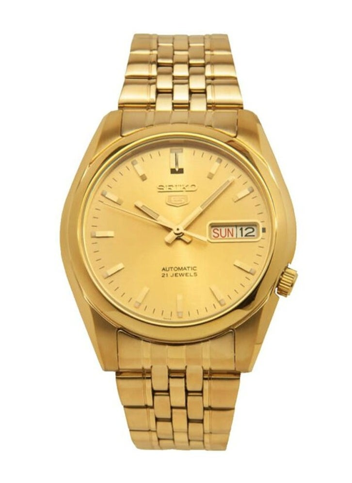 Gold Automatic Stainless Steel Men’s Watch SNK366K1