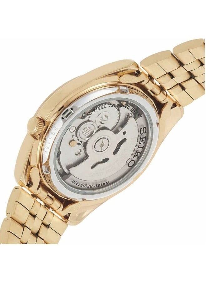 Gold Automatic Stainless Steel Men’s Watch SNK366K1