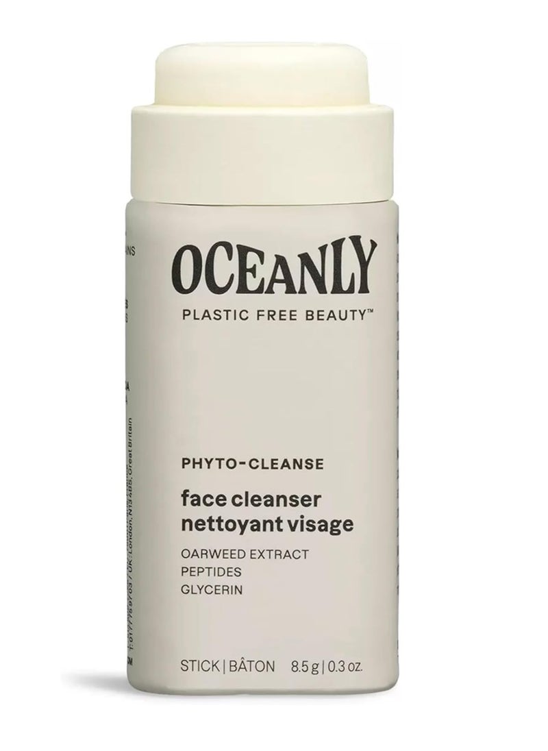 Oceanly Face Cleanser Stick EWG Verified Plastic free Plant and Mineral Based Ingredients Vegan Skin Care Products PHYTO CLEANSE Unscented 8 grams