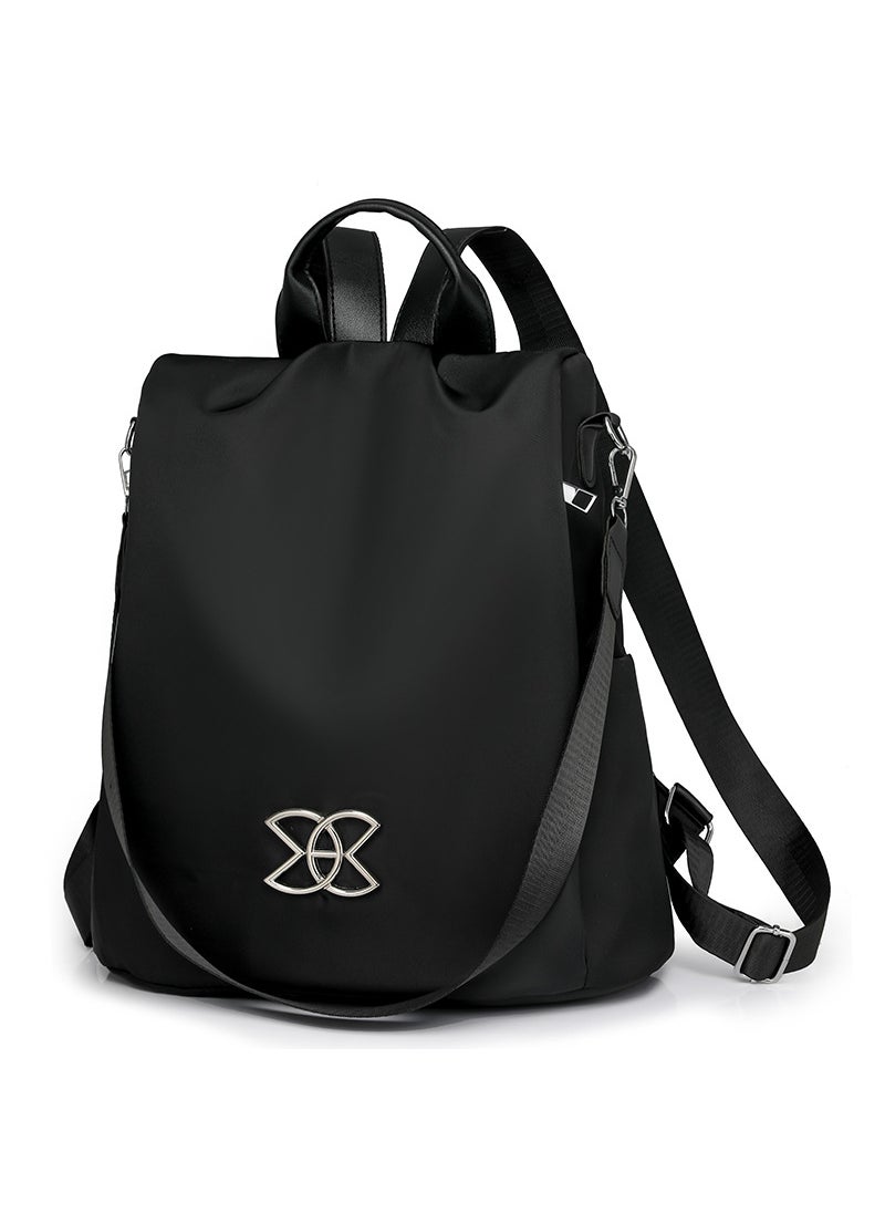 2024 Chic Oxford Womens Backpack Anti-Theft Black