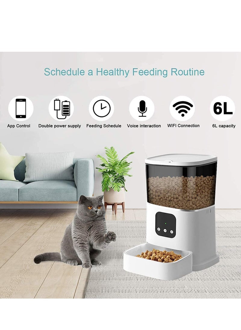 Intelligent Pet Feeder Cat And Dog Feeder Timing Quantitative Intelligent Feeder Automatic Feeder Cat And Dog Universal