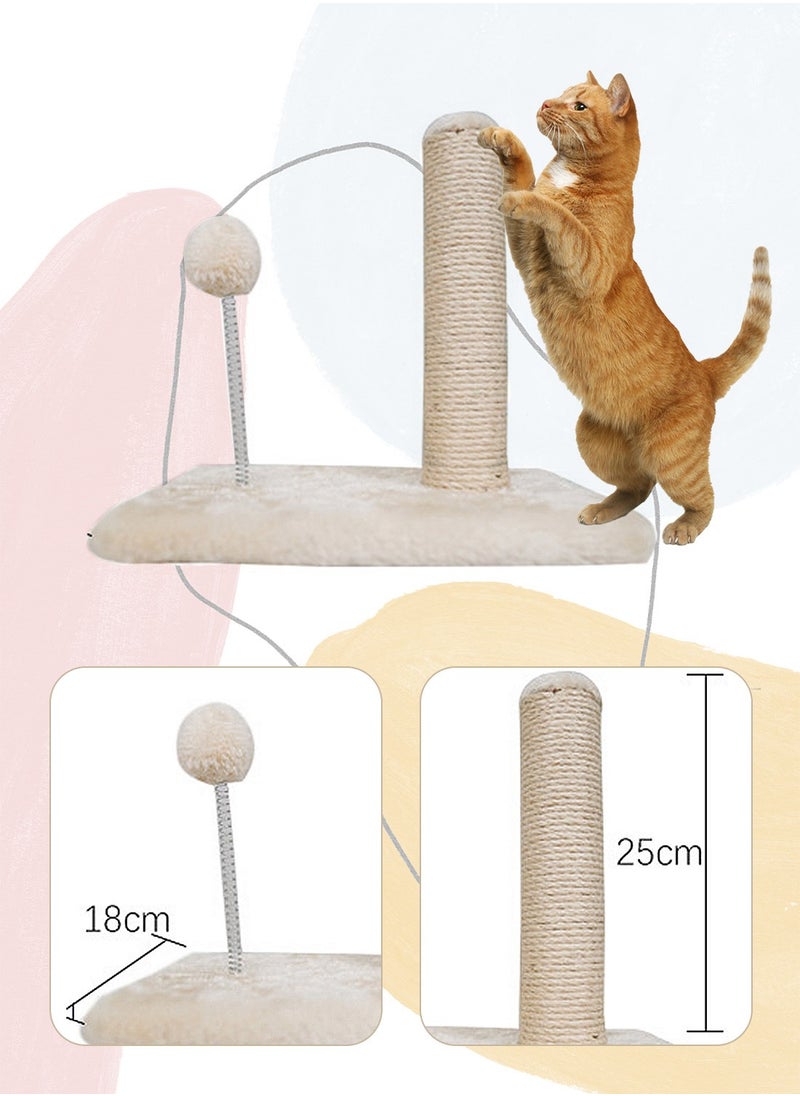 Vertical Cat Climbing Frame Cat Toys Cat Scratching Board Toys Sisal Cat Climbing Post