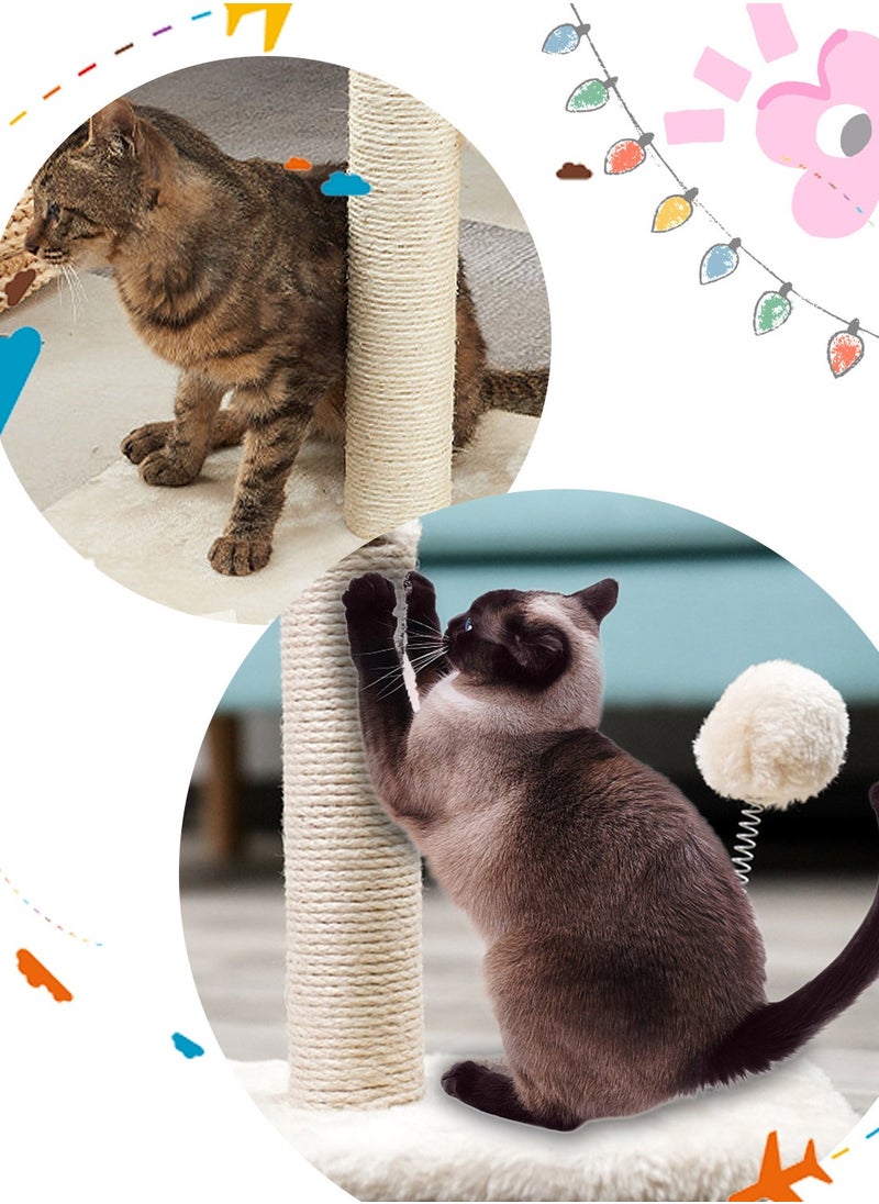 Vertical Cat Climbing Frame Cat Toys Cat Scratching Board Toys Sisal Cat Climbing Post