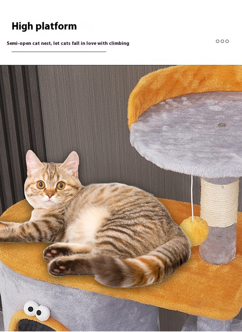 Cat Climbing Frame, Cat Tree Toys Cat House Cat Jumping Platform Claw Scratching Post 50*40*90cm