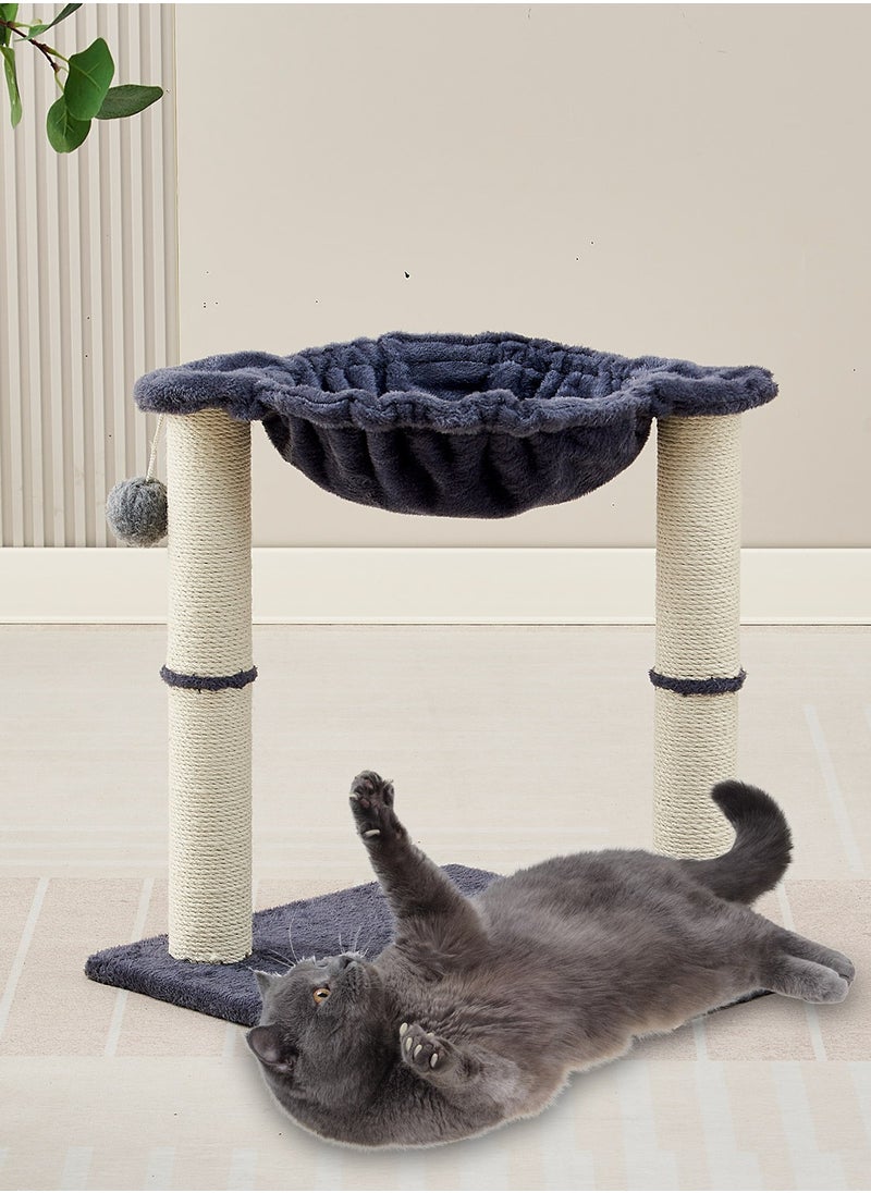 Cat Climbing Frame Toys With Cat Jumping Platform Cat Bed Cat Scratching Post Pet Toys 40*40*50cm