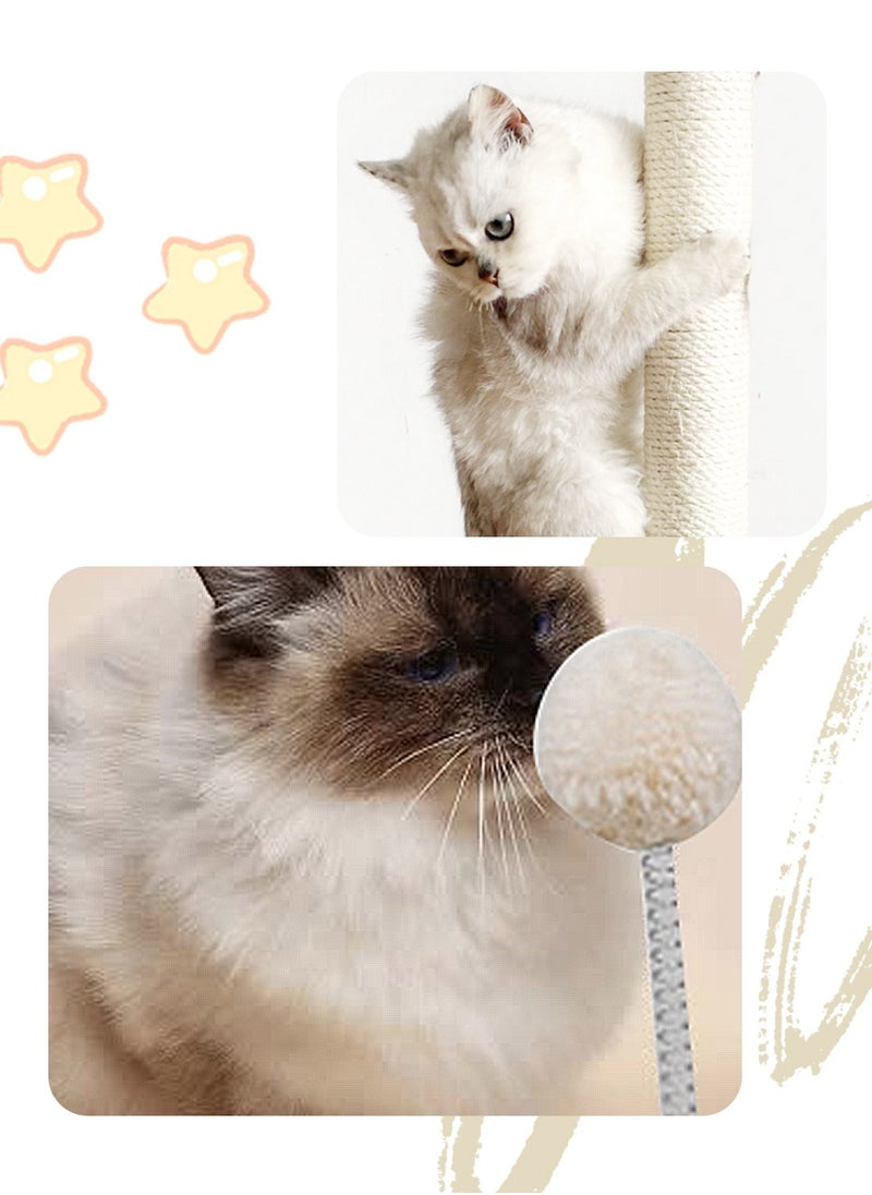 Vertical Cat Climbing Frame Cat Toys Cat Scratching Board Toys Sisal Cat Climbing Post