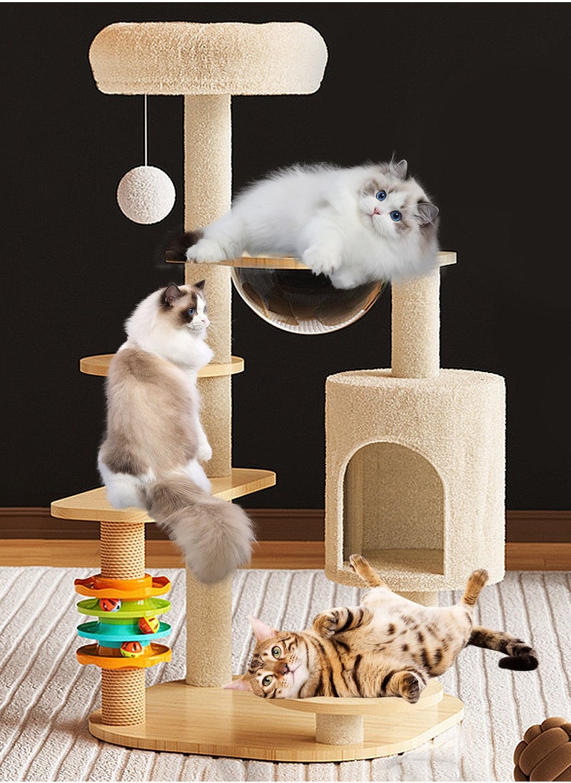 Cat Climbing Frame Cat Nest Cat Scratching Board Cat Tree Cat Supplies Pet Cat Toys Space Capsule